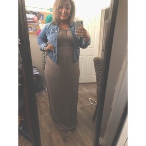 Gorgeous heathered maxi